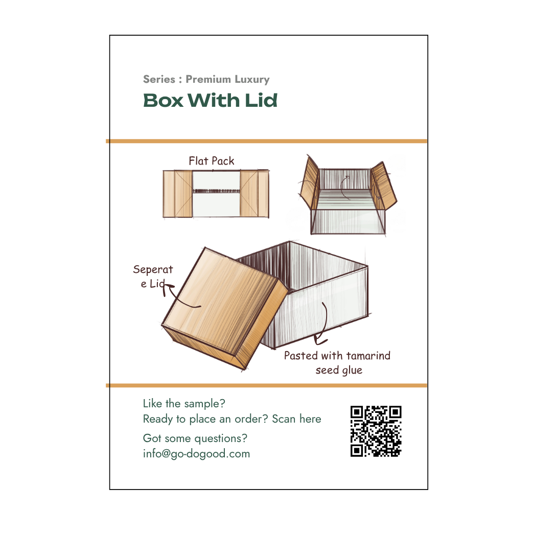 Rigid box with lid