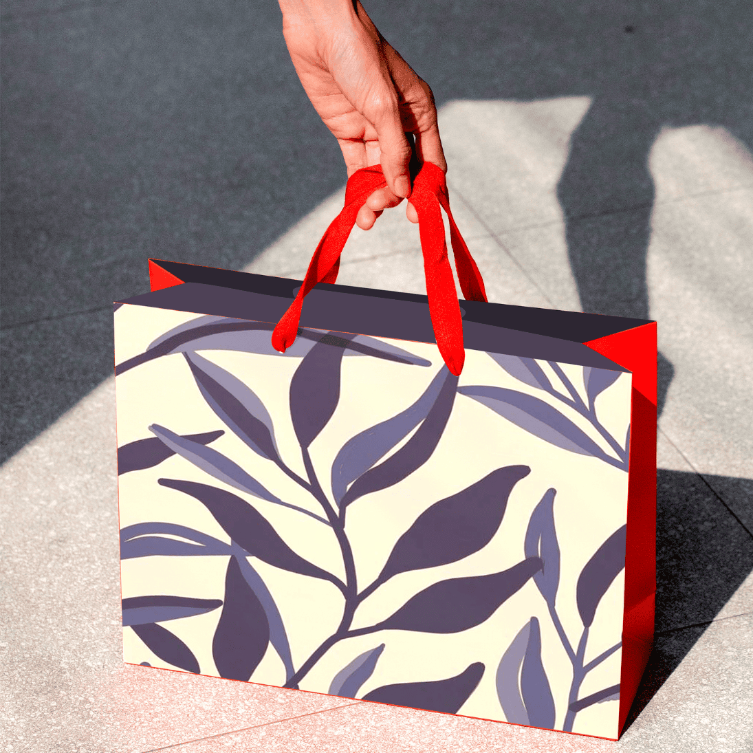 Takeaway Bag : With flap on top